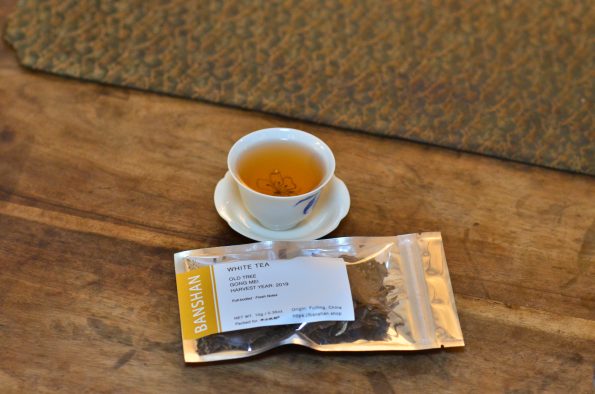 Banshan Old Tree Gong Mei White Tea – Small Package – Sealed Bag Package (10g / 0.35oz)