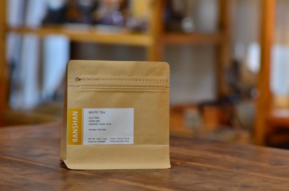Banshan Old Tree Gong Mei White Tea – Resealable Pouch Packaging (100g / 3.5oz)