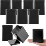 Pack of 10 Classic Square Tea Canisters, Tea Canisters for Loose Tea